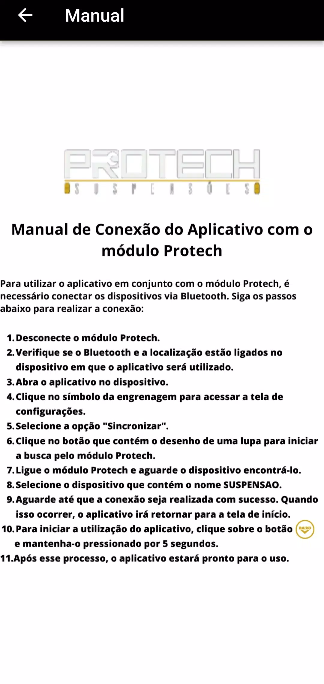 Protech Suspensões Captura de tela 3