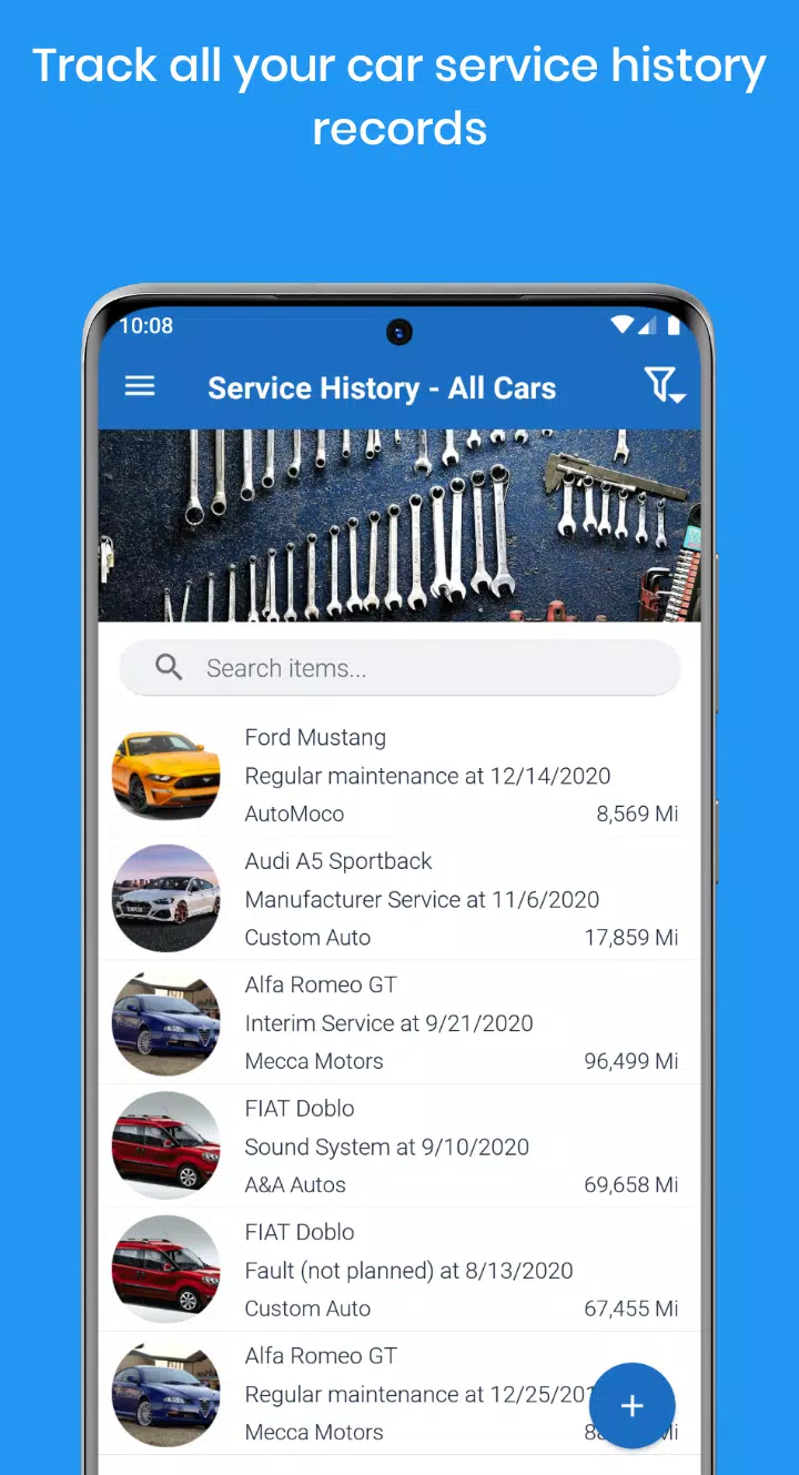 My Car Service Screenshot 1