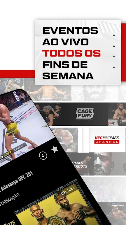 UFC Fight Pass - MMA ao vivo Captura de pantalla 2