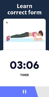 Plank-Workouts zu Hause Screenshot 1