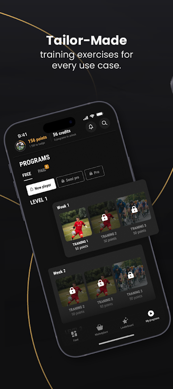 Ballers App: Football Training Captura de tela 2