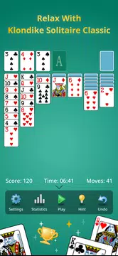 Solitaire Klondike classic. スクリーンショット 1