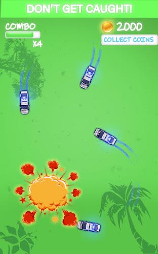 Police Car Escape - Pursuit Car Game Скриншот 4