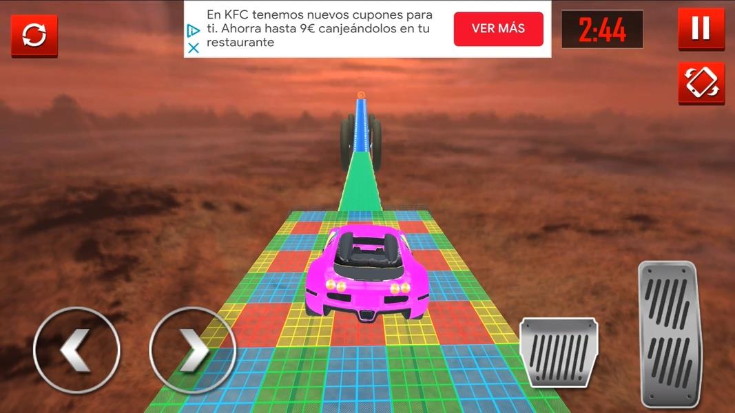Mega Ramp Car Stunts Racing Captura de pantalla 2