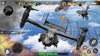 Gunship Air Combat Sky Fighter 스크린샷 4