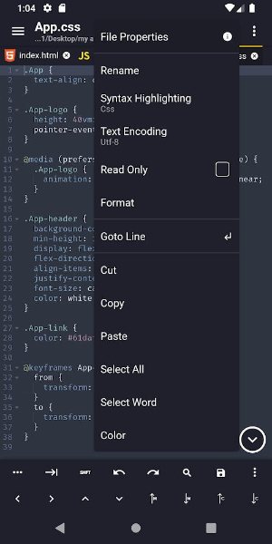 Acode - code editor Mod スクリーンショット 2