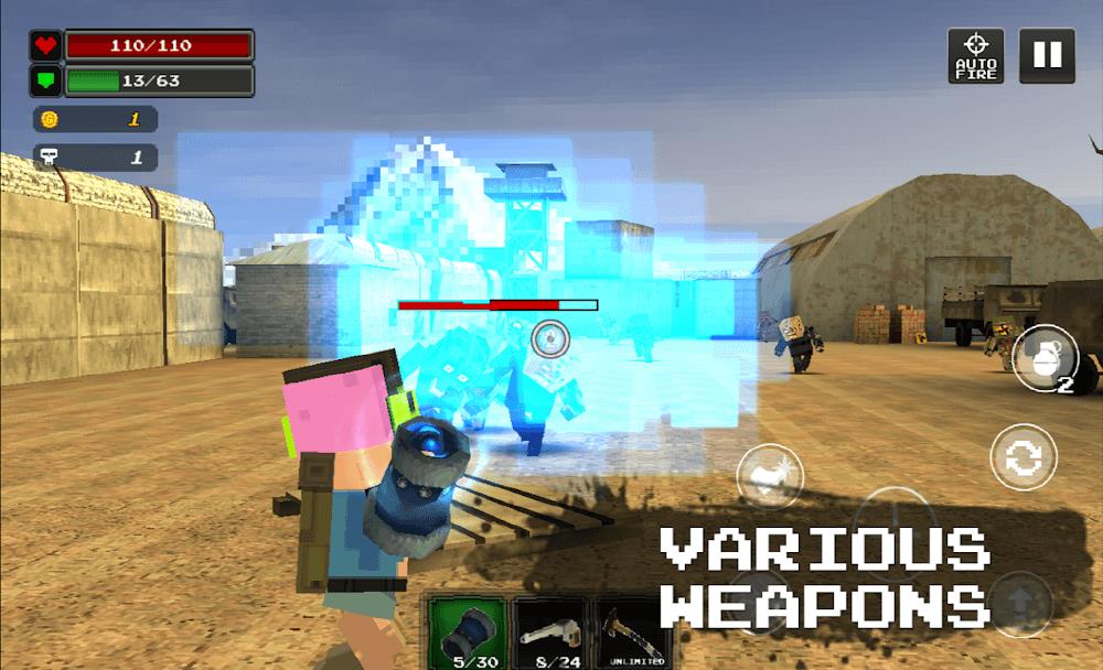 Pixel Z Hunter2 3D Screenshot 2