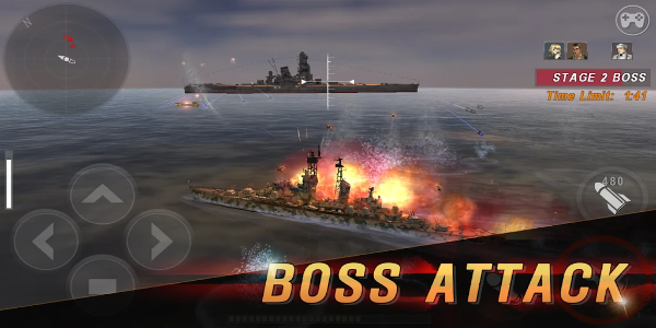 WARSHIP BATTLE:3D World War II Capture d'écran 2