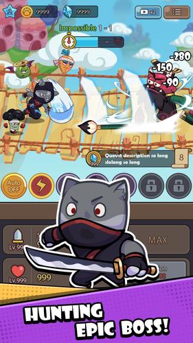 Cat Legend: Idle RPG War スクリーンショット 4