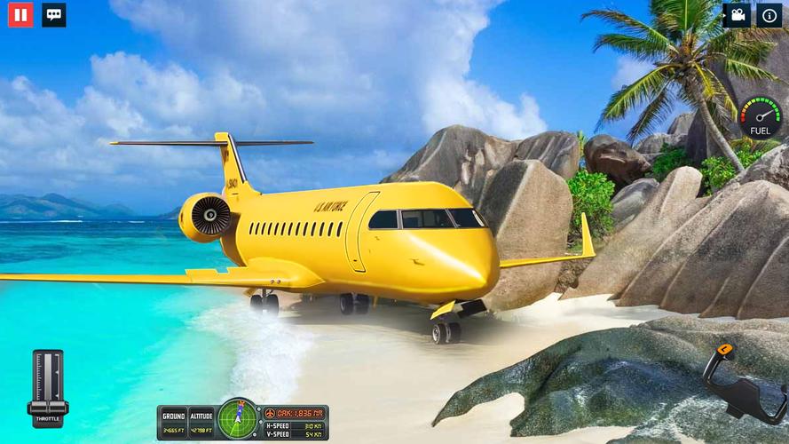 Airbus Simulator Airplane Game स्क्रीनशॉट 4