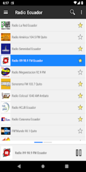RADIO ECUADOR : Free Ecuadorian stations live Screenshot 2