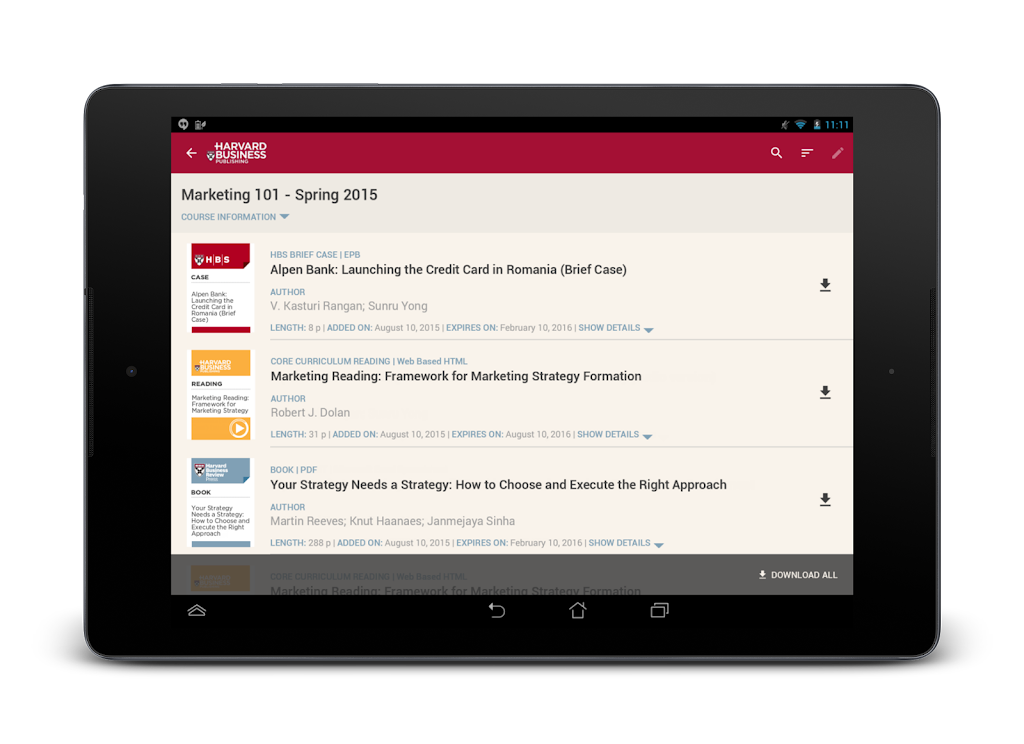 Harvard Business for Students スクリーンショット 4