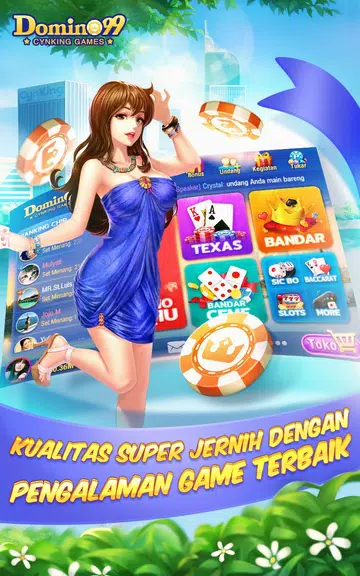 Domino QiuQiu Free - No. 1 di Indonesia Capture d'écran 1
