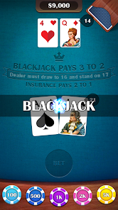 Casino BlackJack 21 Card Game应用截图第3张