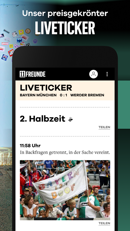 11FREUNDE - News & Liveticker應用截圖第2張