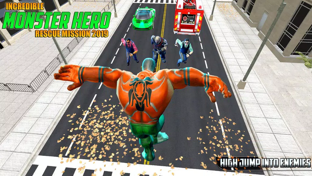 Incredible Monster Superhero Crime City 2018 Captura de tela 2