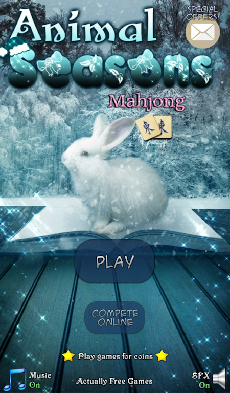Hidden Mahjong: Animal Seasons 스크린샷 1