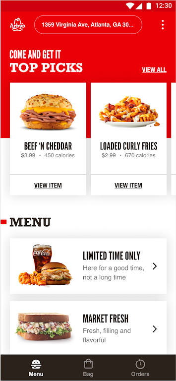 Arby's Fast Food Sandwiches スクリーンショット 1
