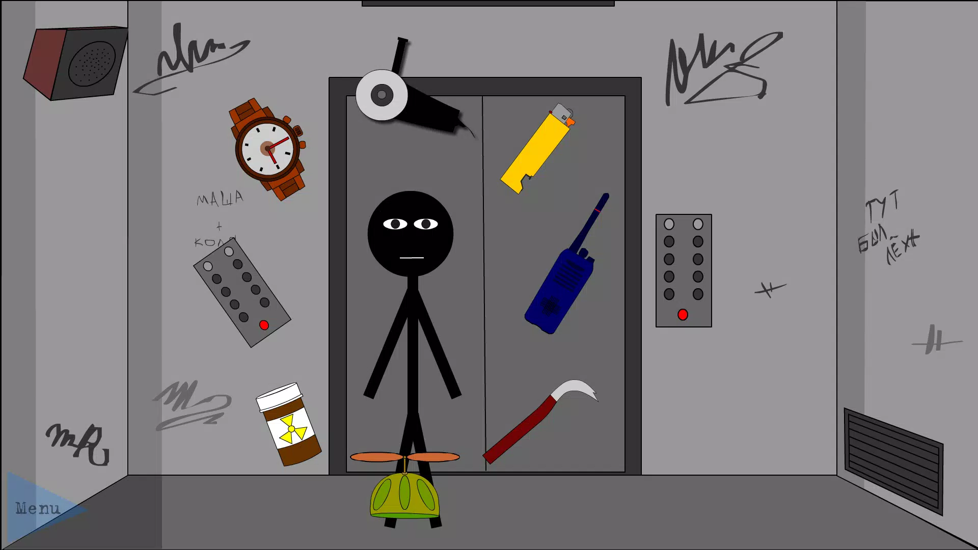 Stickman Escape Lift Capture d'écran 1