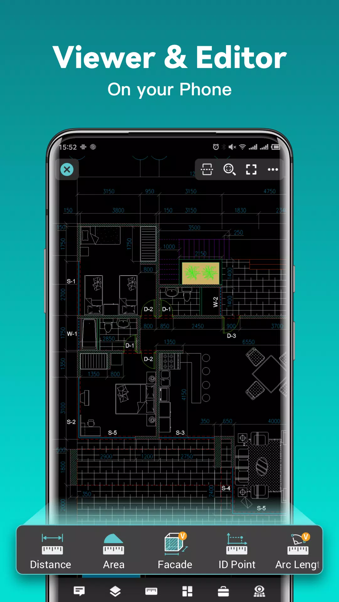 DWG FastView-CAD Viewer&Editor स्क्रीनशॉट 1