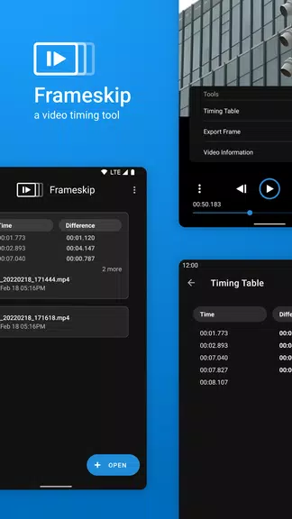 Frameskip - Video Timing Tool Captura de tela 1