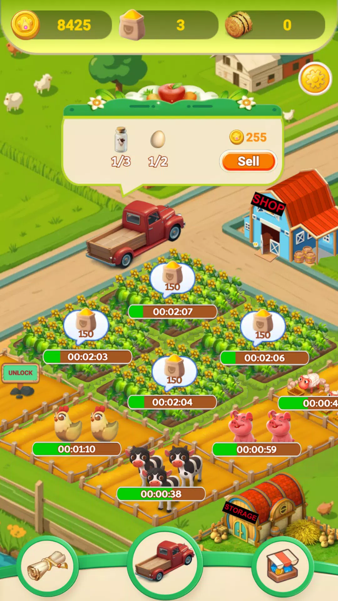 Cozy Town: Farms & Trucks Screenshot 4