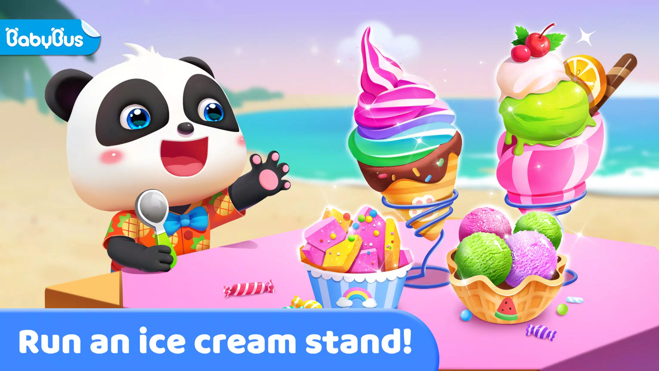 Little Panda’s Ice Cream Stand Captura de tela 1