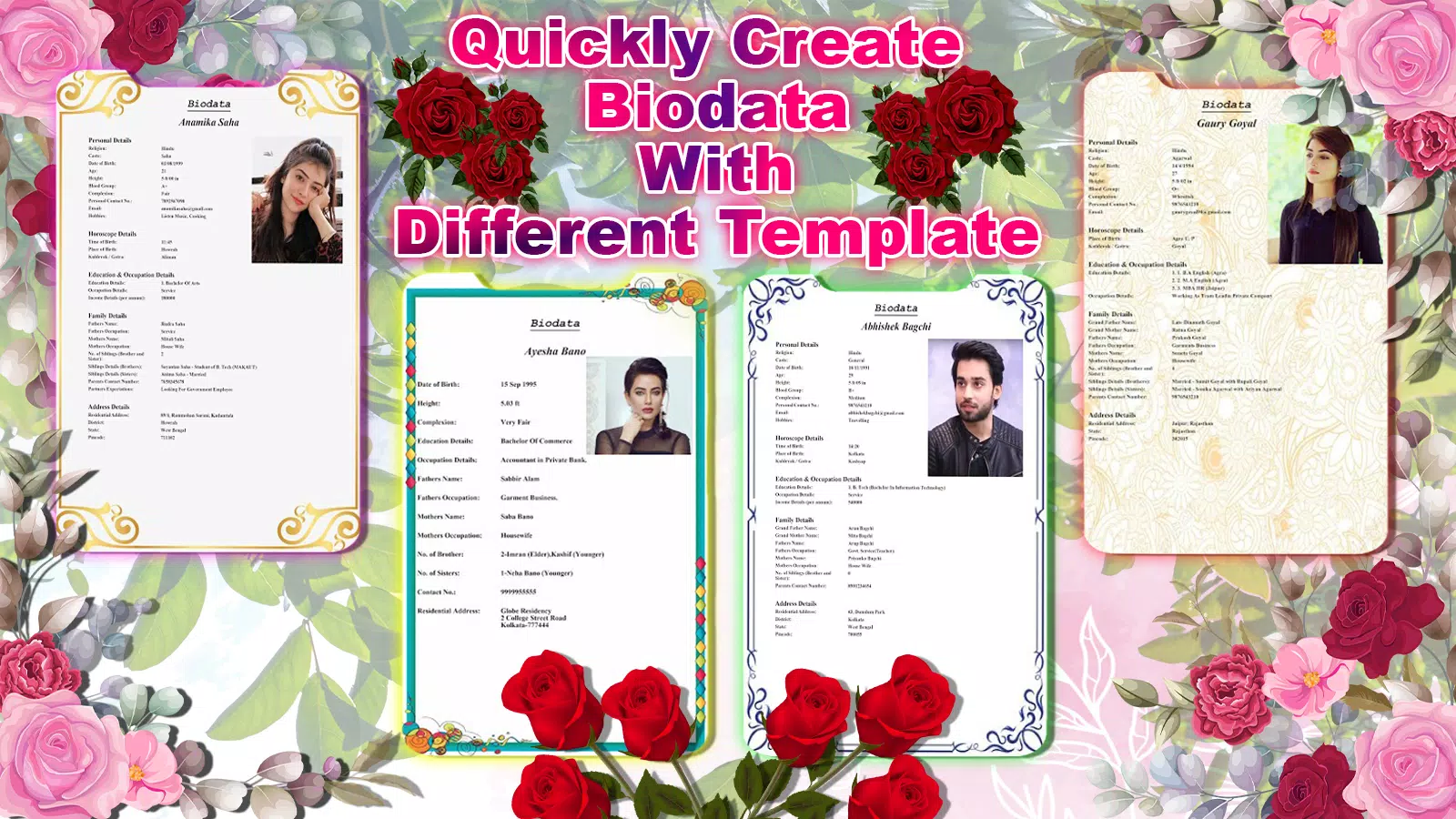 Marriage Biodata Maker Screenshot 2