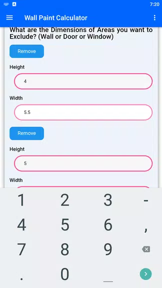 Wall Paint Calculator Скриншот 4