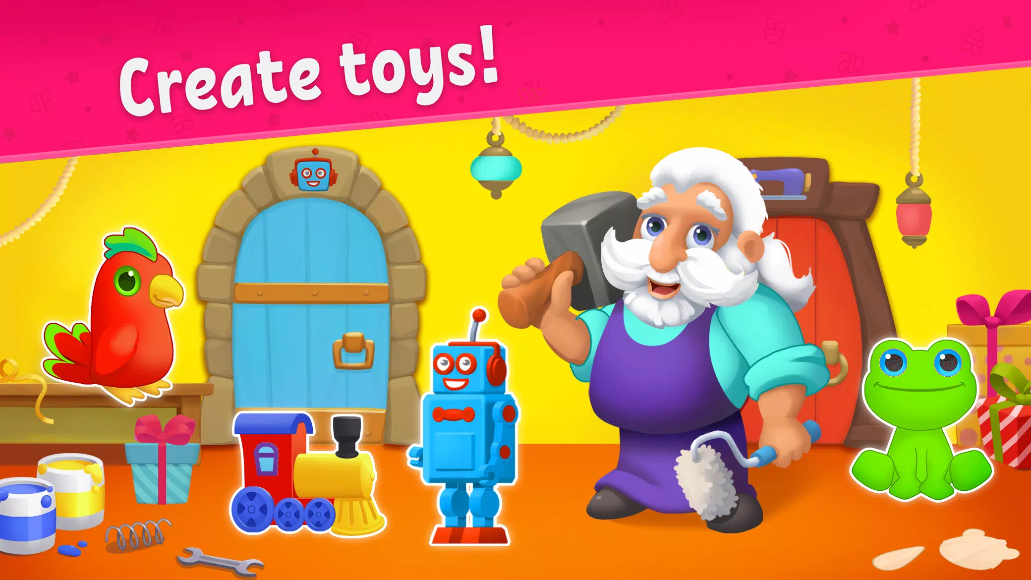 Toy maker, factory: kids games Captura de pantalla 1