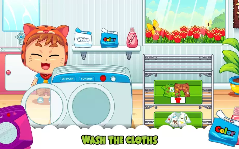 Marbel Laundry - Kids Game Captura de tela 3