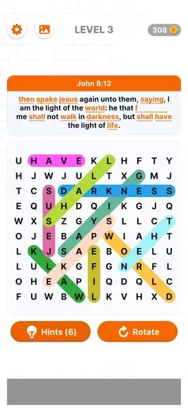 Bible Verse Search-Word Search Capture d'écran 4