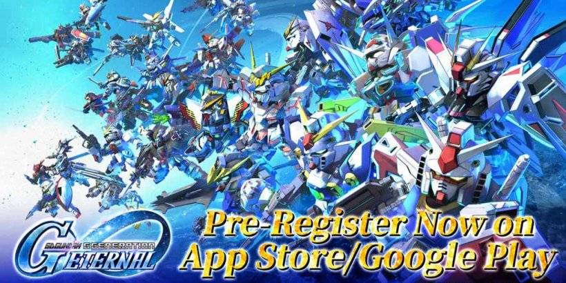 사전 등록 지금 : SD Gundam G Generation Eternal에서 70 개의 Gundam 타이틀에서 모바일 슈트를 수집