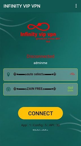 Infinity vip vpn スクリーンショット 2