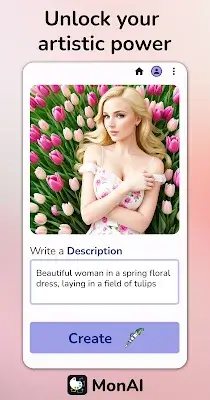 MonAI - AI Art Generator Captura de pantalla 1