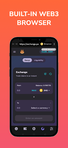 WalletSwap Crypto Wallet Capture d'écran 1