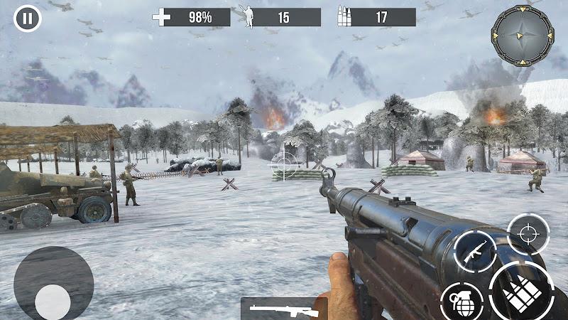 Waffen Spiele: WW2 Sniper Game Screenshot 3