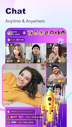 BuzzCast - Live Video Chat App Captura de tela 2