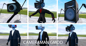 Cameraman Mod GMOD Captura de pantalla 2