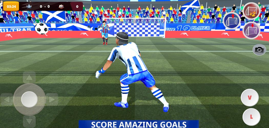 Goalie Wars Football Online Captura de tela 2