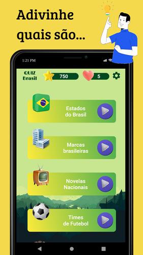 Quiz Brasil Capture d'écran 2