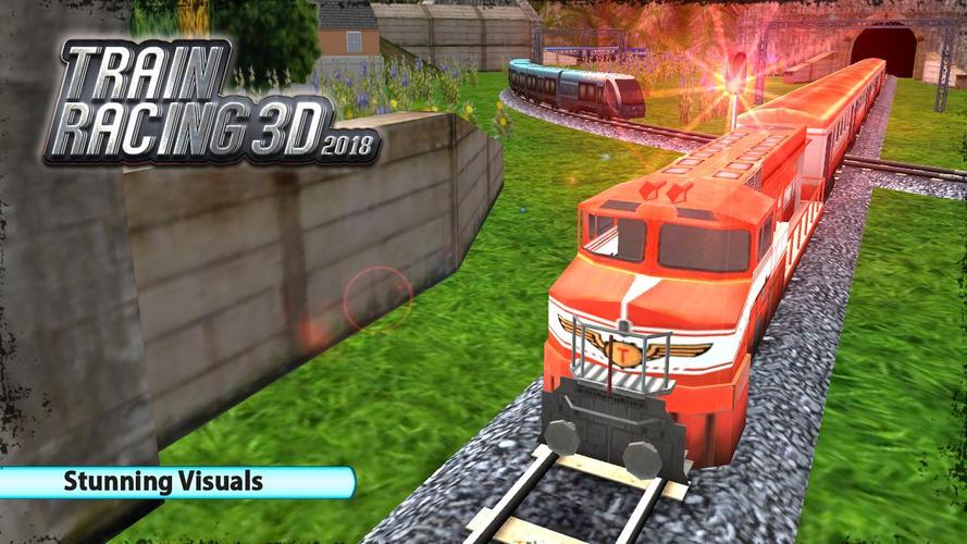 Train Racing 3D-2023 Train Sim Captura de tela 1