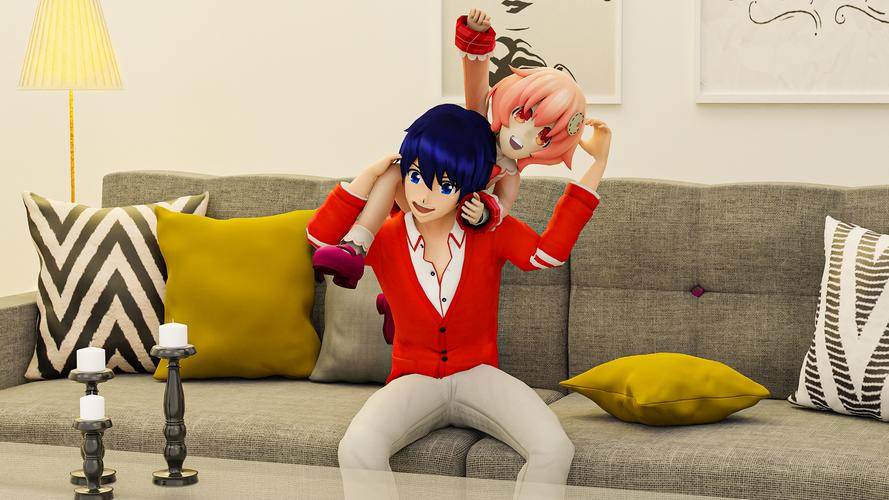Anime Father Family Simulator Screenshot 1