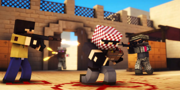 Pixel Strike 3D - FPS Gun Game Captura de tela 1