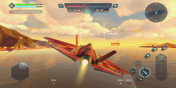 Sky Warriors: Airplane Games Capture d'écran 3