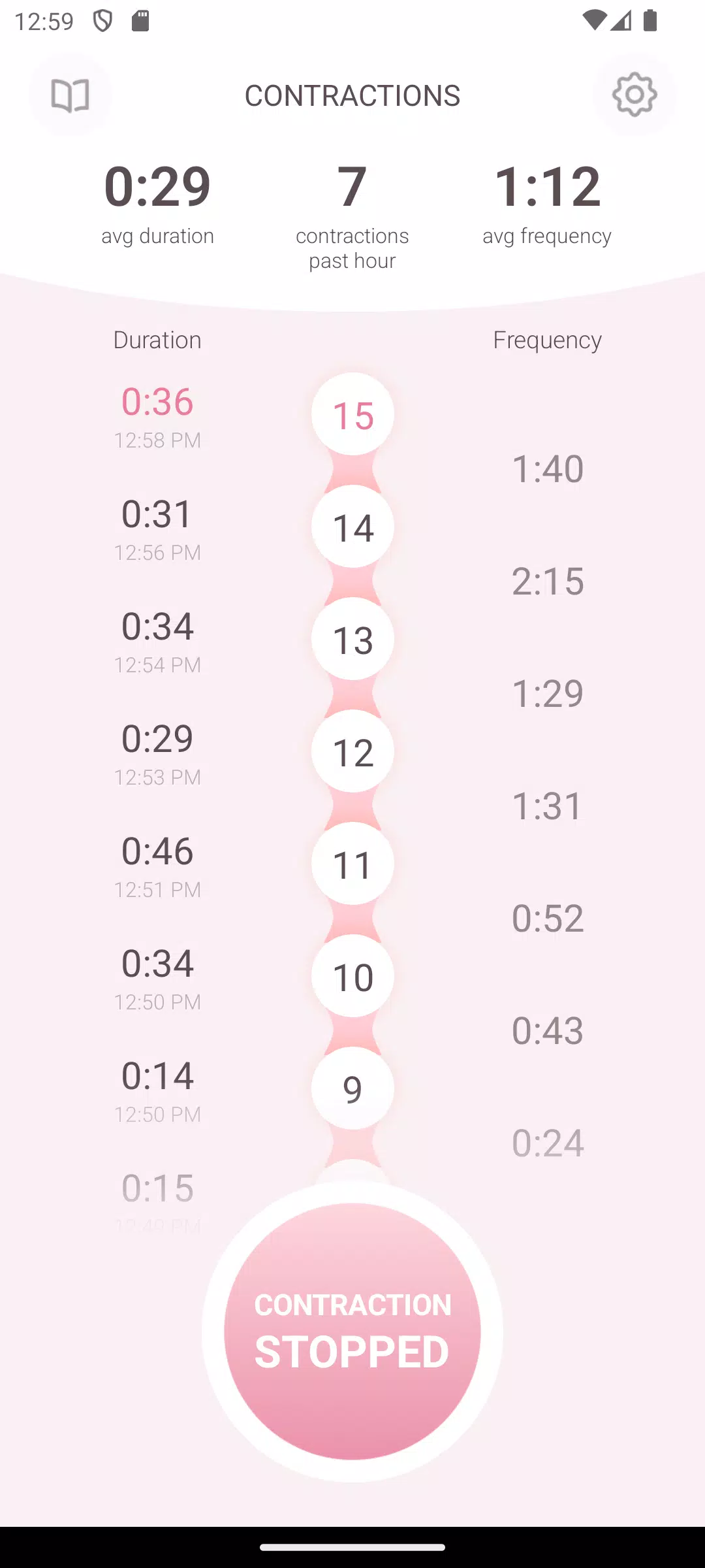 Contraction Timer & Counter 9m應用截圖第3張