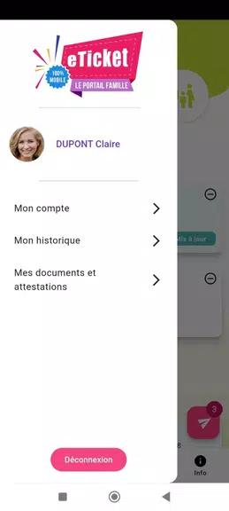 eTicket Famille Capture d'écran 2