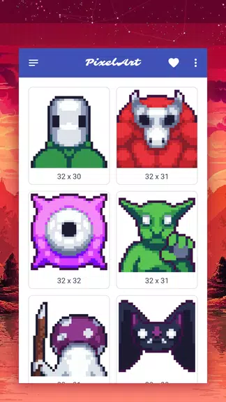 How to draw pixel monsters应用截图第3张