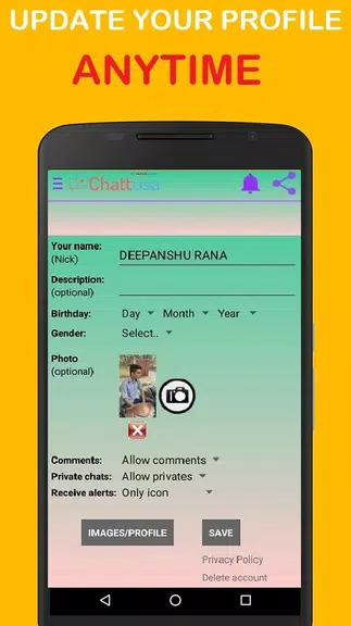 ChattUSA-100% Free Dating App OLD VERSION Screenshot 2