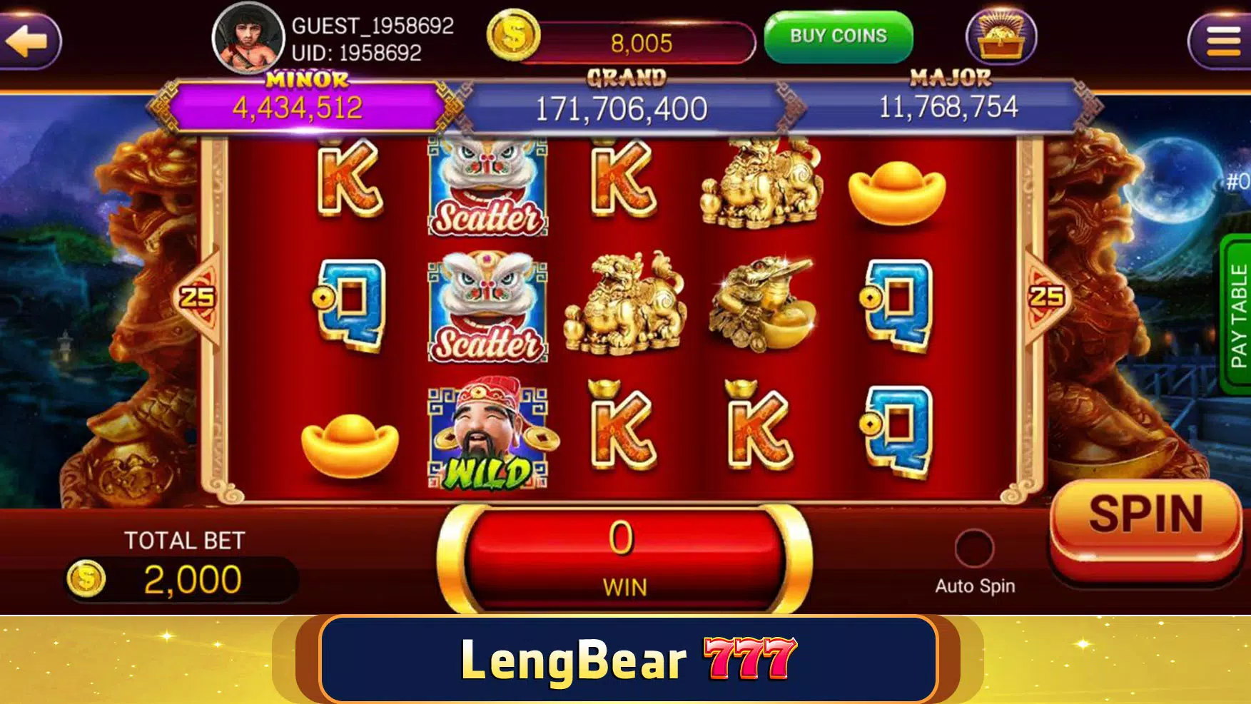 LengBear 777 - Khmer Games Скриншот 2